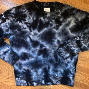 REFLEX Blue Tie-Dye Sweatshirt Women's Medium